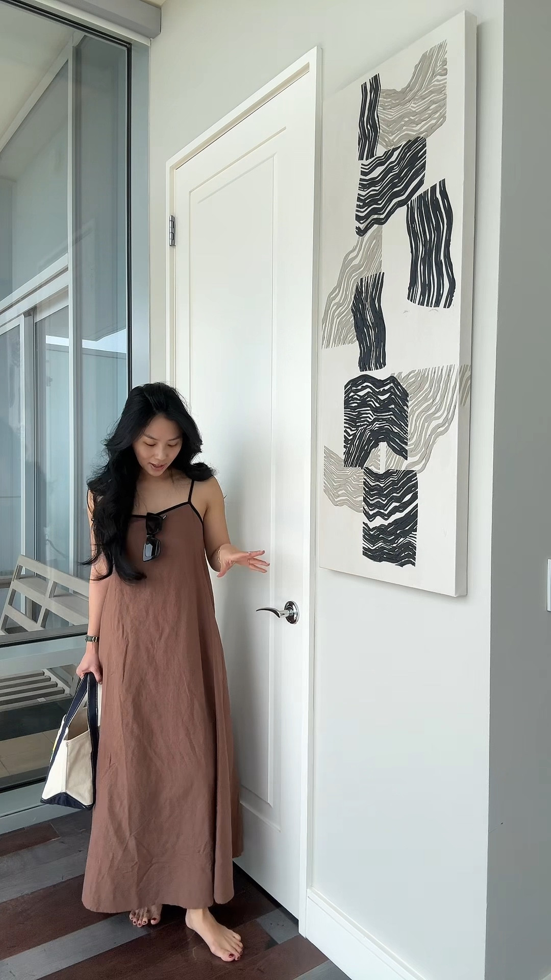 I love this linen midi dress. It is perfect for a hot summer day and to throw on with some sandals while running errands - perfect piece to have in your closet that you can constantly reach for and comes in over 10 colors.

Have mine in XS and wearing color Irish coffee 