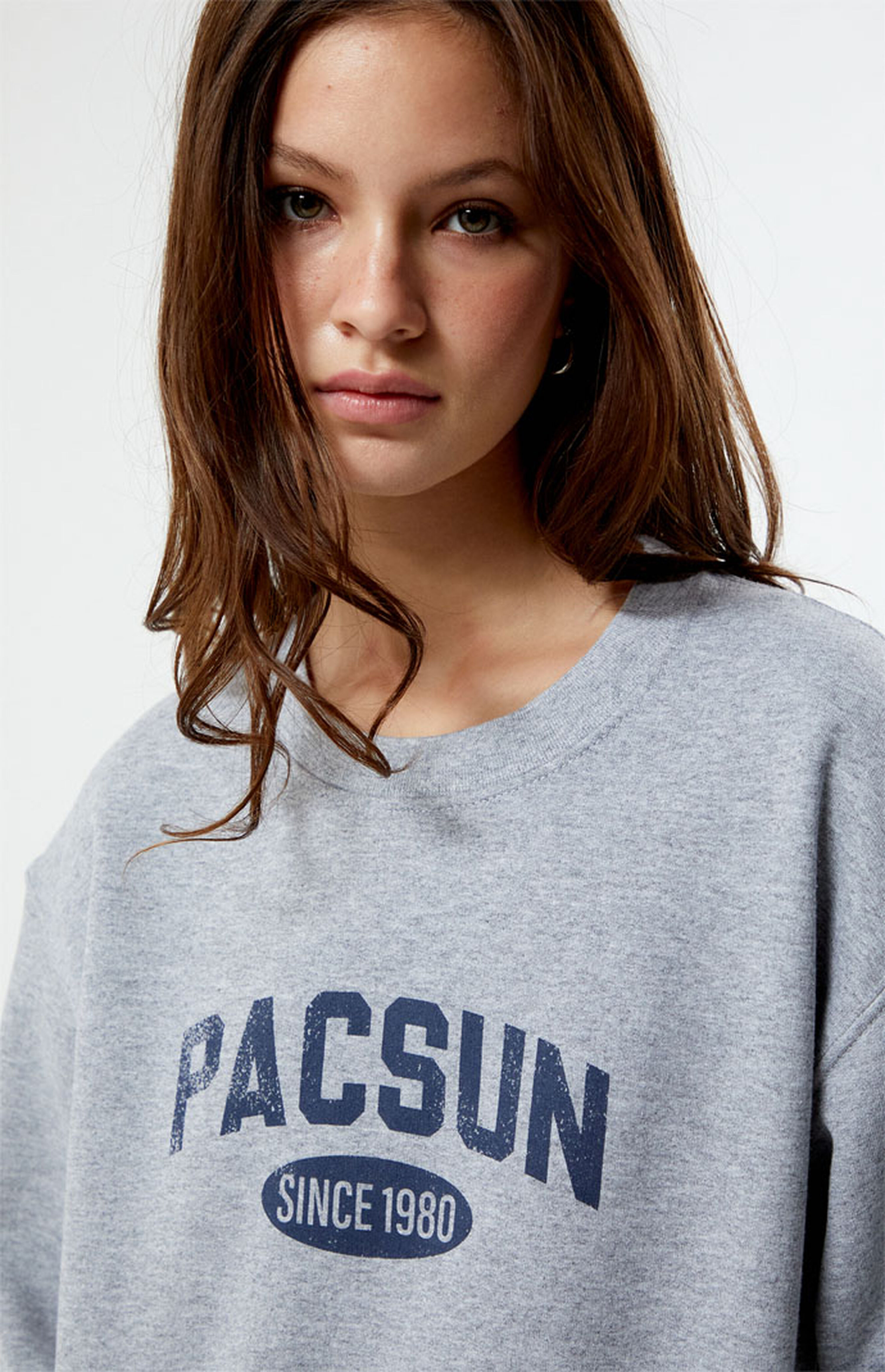 PacSun Distressed Crew Neck Sweatshirt | PacSun