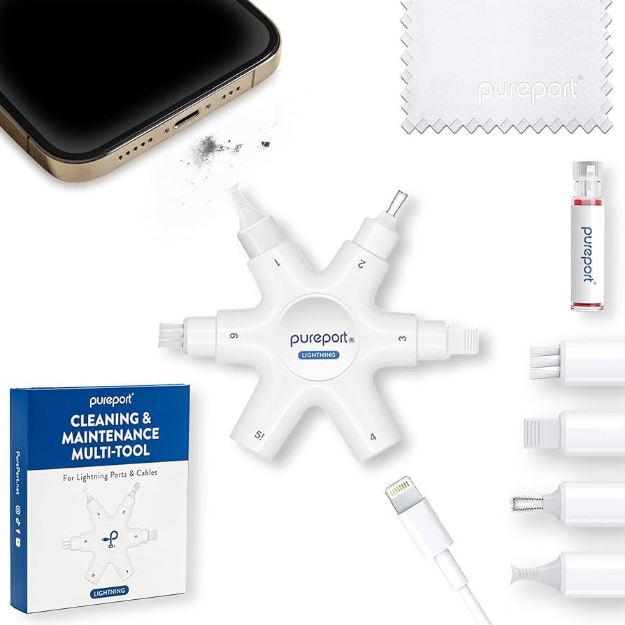 pureport iPhone Cleaning Kit - The Original - iPhone Cleaner Multi-Tool | Repair & Restore iPhone... | Amazon (US)