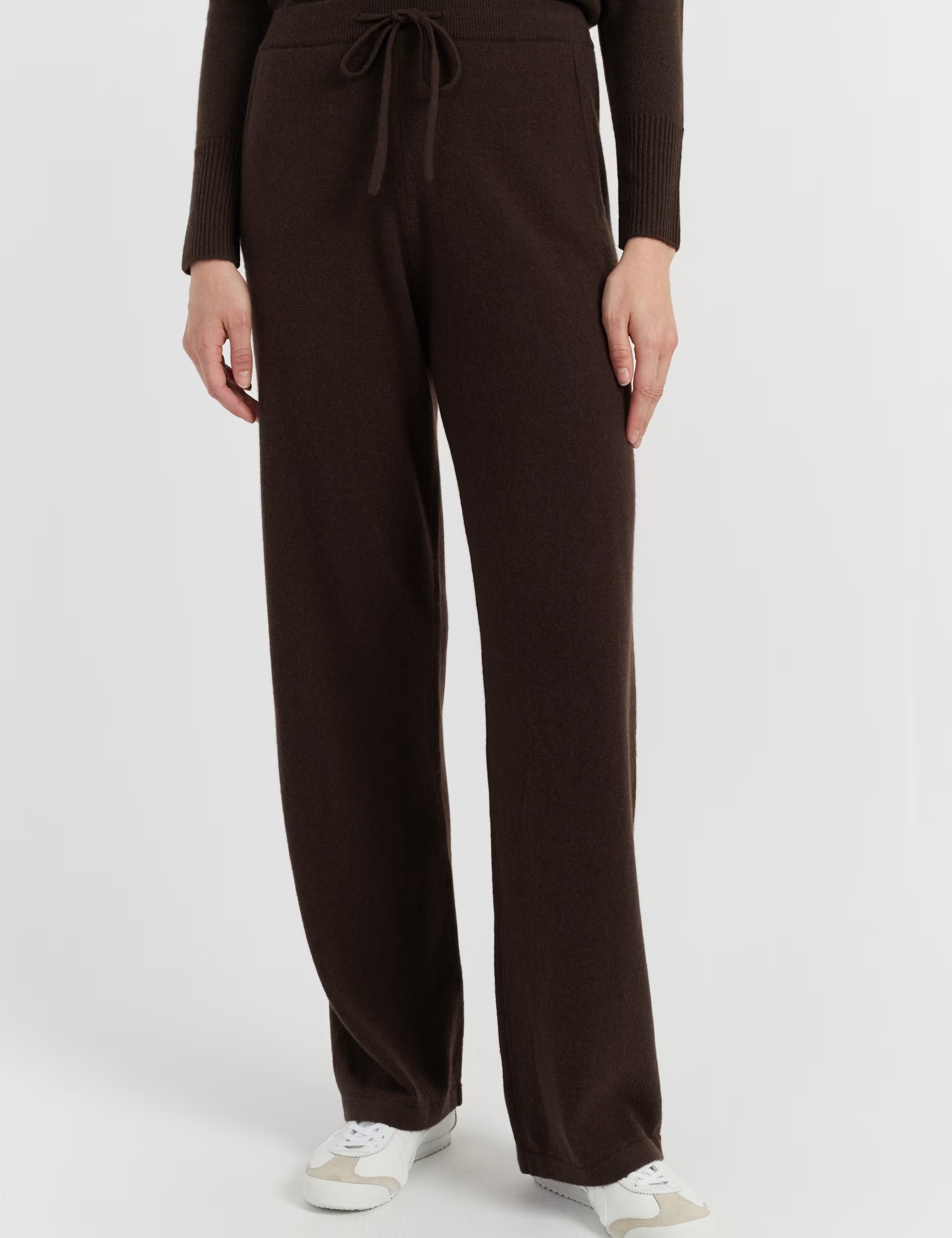 Pure Cashmere Wide Leg Track Pants | Marks & Spencer (UK)
