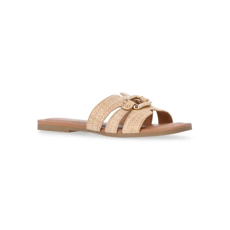 Time and Tru Women's Hardware Slide Sandals | Walmart (US)