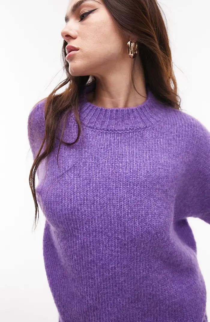 Fluffy Crewneck Sweater | Nordstrom