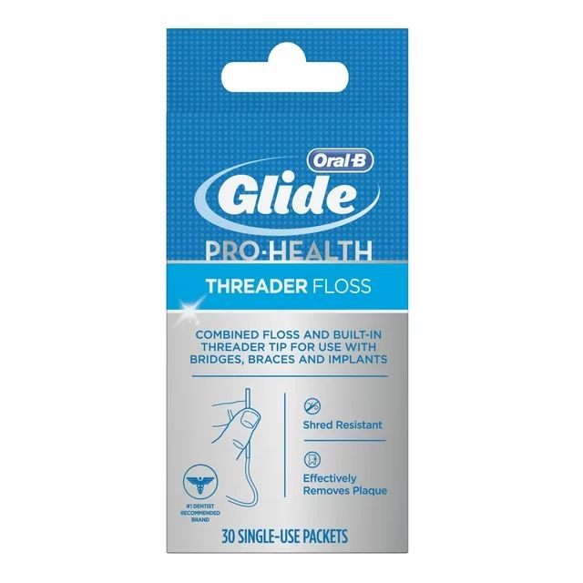 Oral-B Glide Pro-Health Dental Floss Threader, 30 Count | Walmart (US)