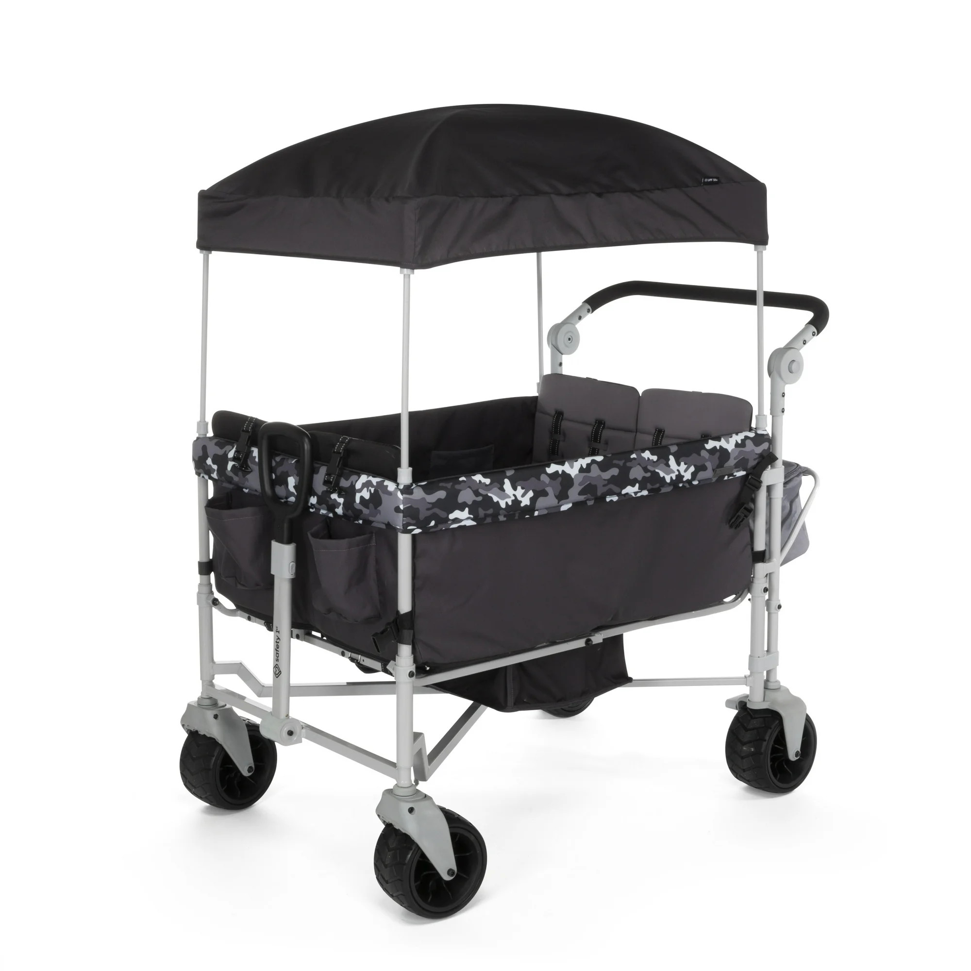 Safety 1ˢᵗ Summit® Sprint Quad Wagon Stroller 4 Passenger, Charcoal Camo, Toddler, Unisex | Walmart (US)