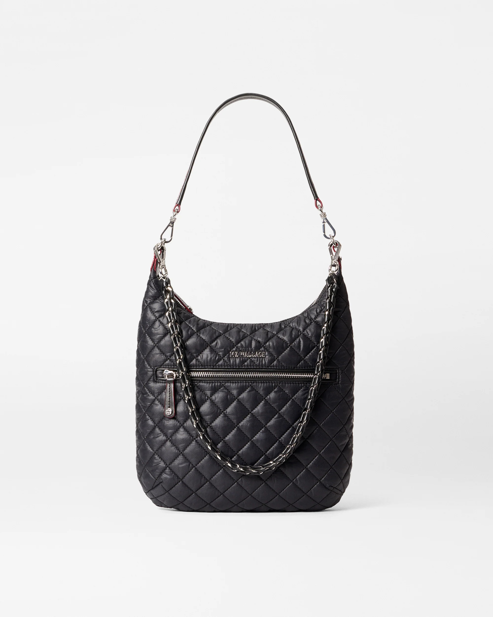 Black Quilted Shoulder Bag | MZ Wallace | MZ Wallace