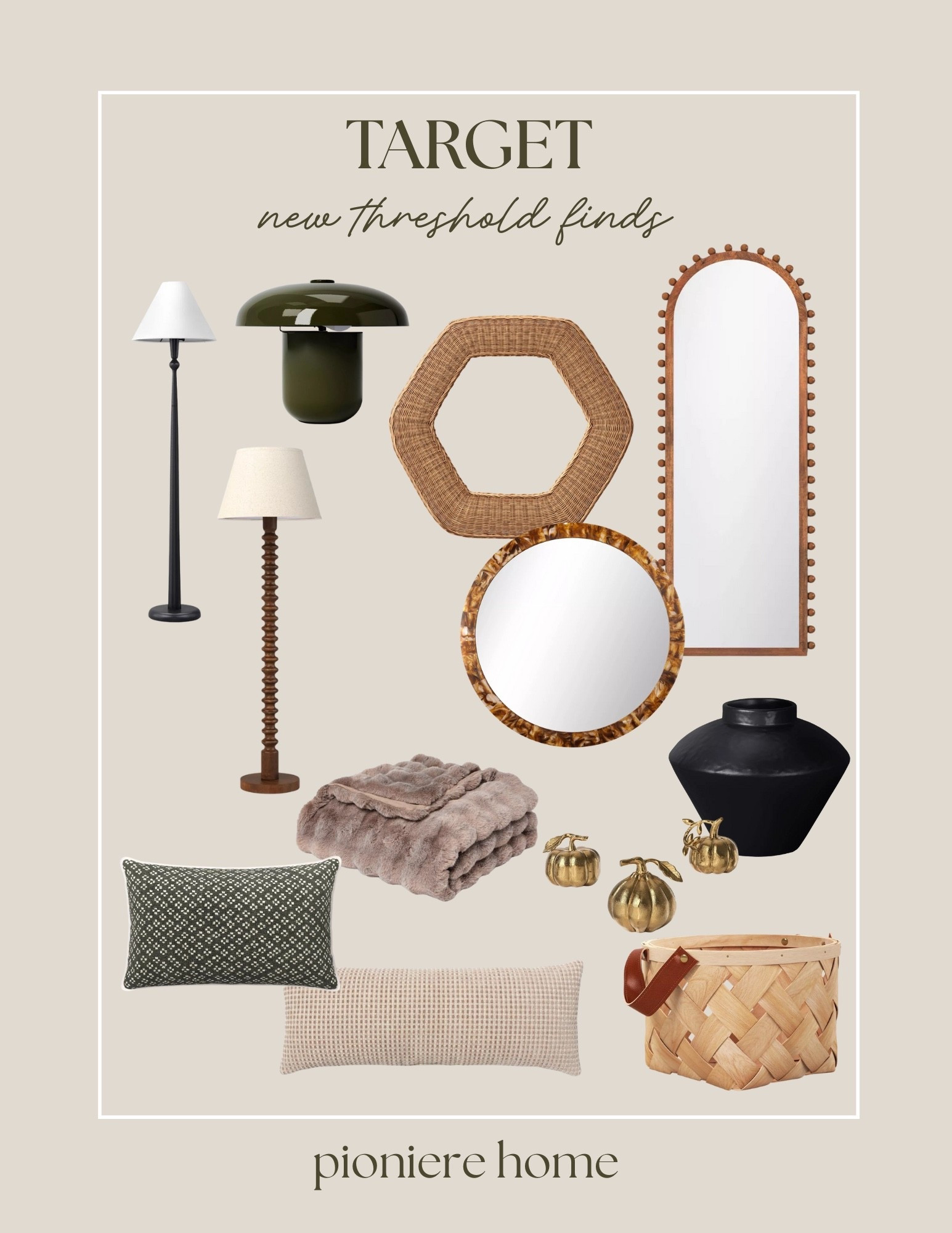 Target new threshold finds. Wall mirrors, floor lamps, throw pillows, fall decor, woven wall mirror, affordable home decor, designer look for less. 

#LTKSeasonal #LTKHome #LTKFindsUnder100
