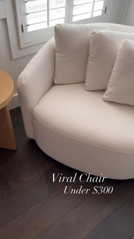 Creating this cozy nook with the viral oversized chair from Walmart. It swivels, is oversized and super comfy! I love this storage ottoman for under $200. I was thinking of using it elsewhere, but I love with this chair if you add a 2nd or 3 more to create a cozy conversational area.
#ltkstyletip



#LTKfamily #LTKhome #LTKVideo