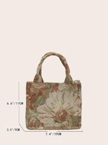 Mini Allover Floral Graphic Satchel Bag
   SKU: sg2108302286022628      
          (825 Reviews)
... | SHEIN