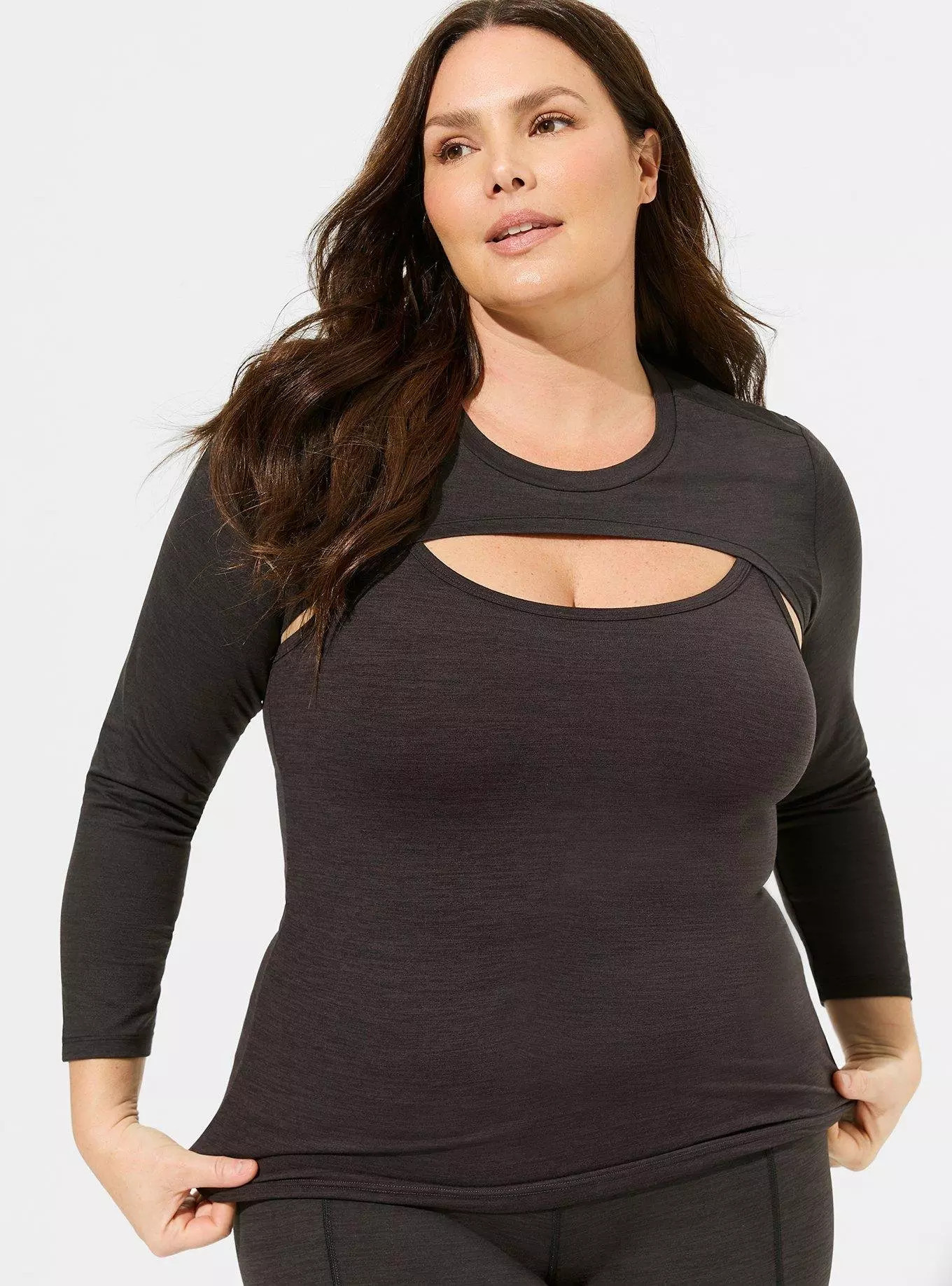 Super Soft Performance Jersey Active Shrug | Torrid (US & Canada)