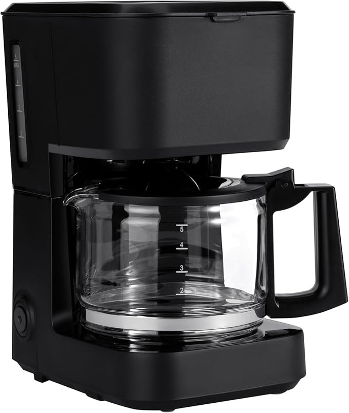 Amazon Basics 5 Cup Drip Coffee Maker with Glass Coffee Pot (0.8 Qt), Auto Shut-off, Auto Pause, ... | Amazon (US)
