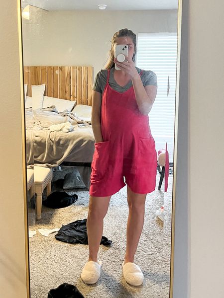 I got my favorite Amazon jumpsuit in the shorts version and decided to get a fun color! I got a large and it does have adjustable straps. Don’t love the grey combo I did but my white shirt was dirt sooooo this is what I got going on todayy

#LTKbump #LTKfindsunder50 #LTKSeasonal