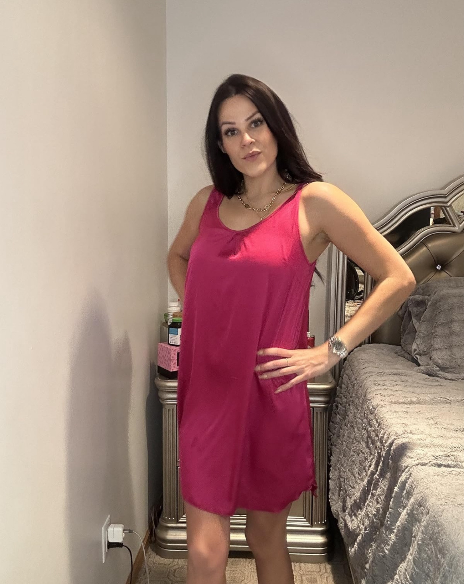 Ekouaer Women's Sleeveless V Neck Satin Nightgown

#LTKfindsunder50 #LTKbeauty #LTKmidsize