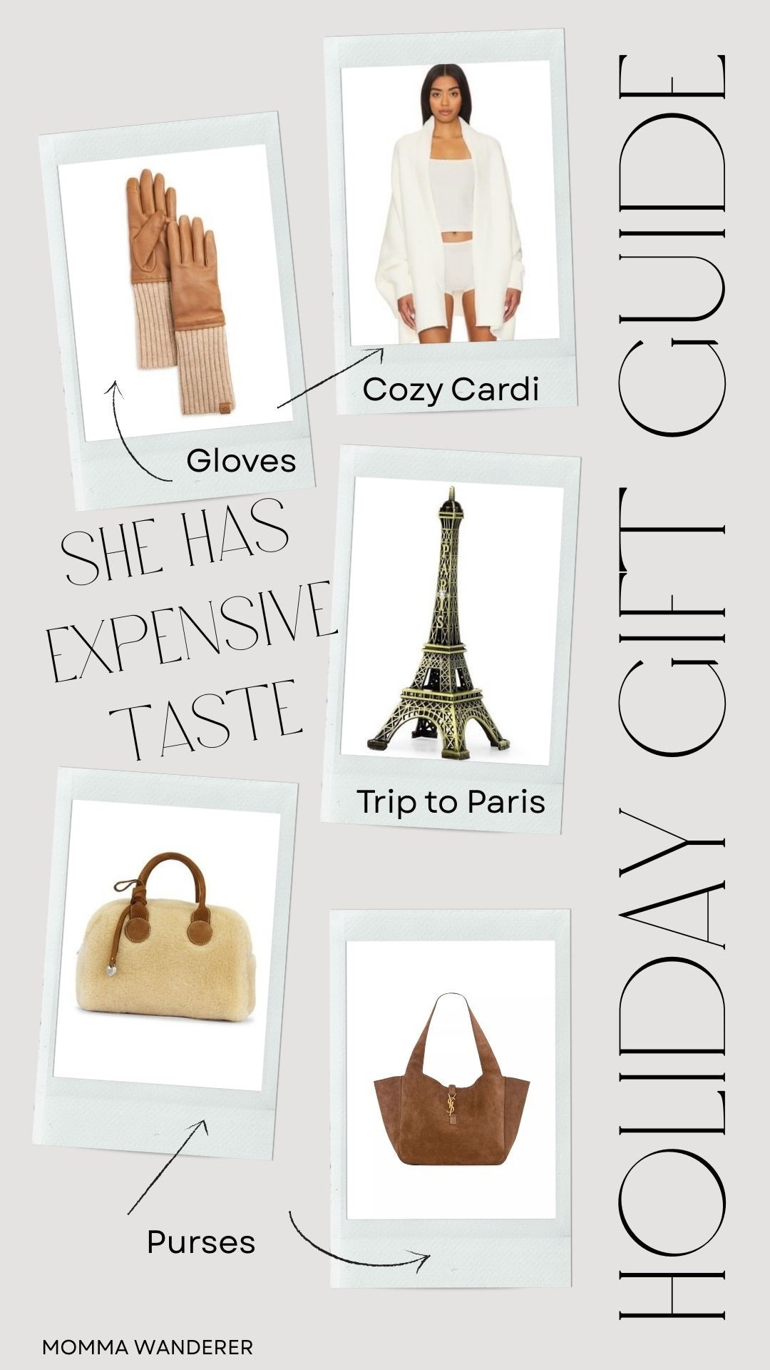 Gift guide for expensive taste! Purses to leather gloves, Barefoot Dreams sweaters to trips! 

#LTKGiftGuide #LTKHoliday