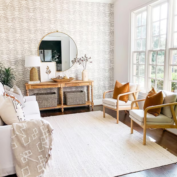 Off White Jute Braided 6' x 9' Area Rug | Rugs USA