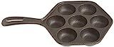 Norpro Cast Iron Stuffed Pancake Pan, Munk/Aebleskiver, 2" / 5cm diameter, Black | Amazon (US)