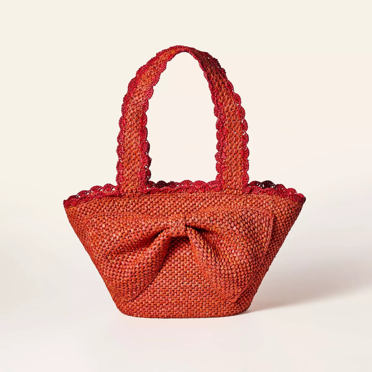 Raffia Bow Tote Bag - kate spade new york x Target Red | Target