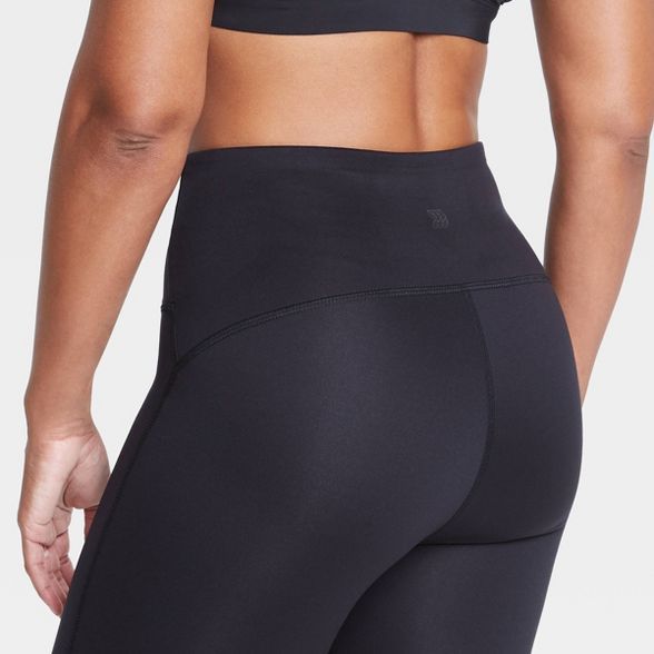 Women's Contour Curvy High-Rise Shorts 7" - All in Motion™ Black | Target