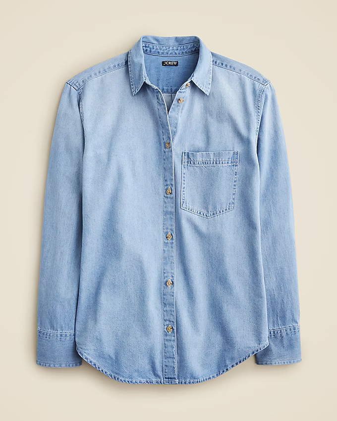 Garçon classic chambray shirt in Storm wash | J. Crew US