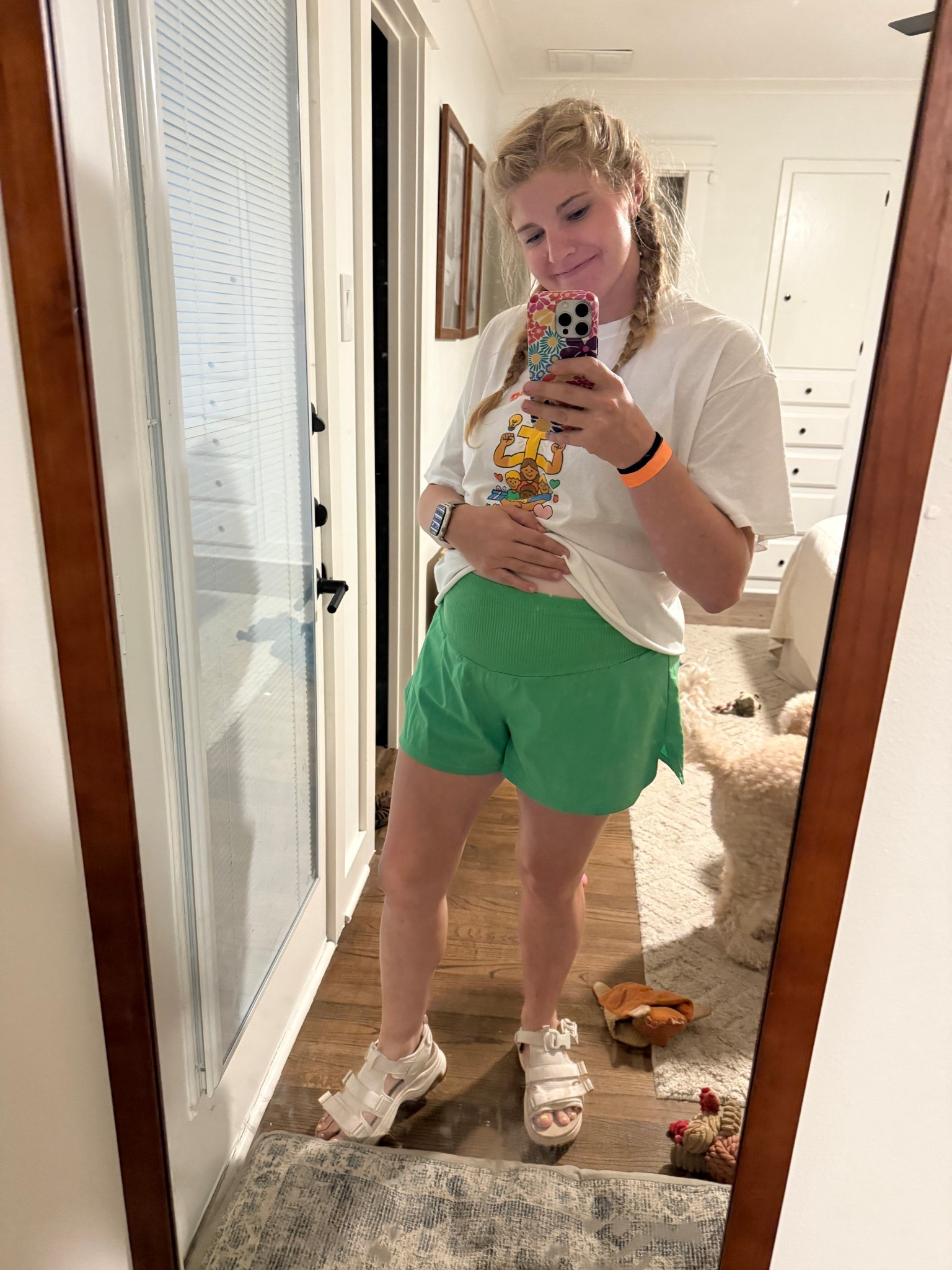 Summer style / mom style / bump outfit / maternity / shorts 

#LTKBaby #LTKBump #LTKSummerEdit