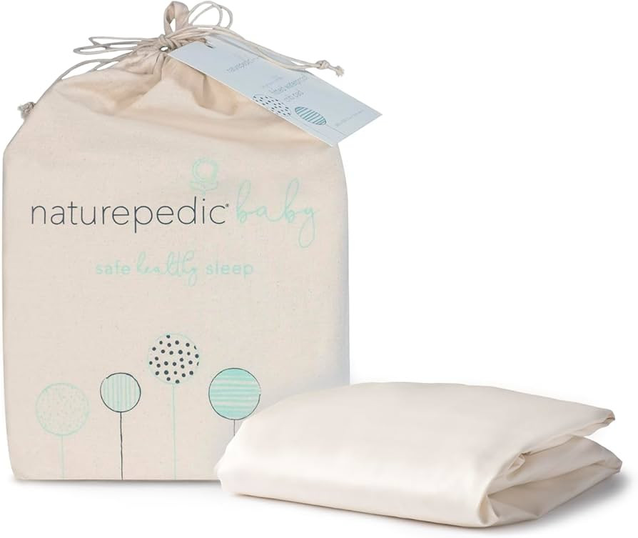 Naturepedic Organic Crib Mattress Sheet - Crib Fitted Sheet for Standard Crib Mattress - Soft and... | Amazon (US)