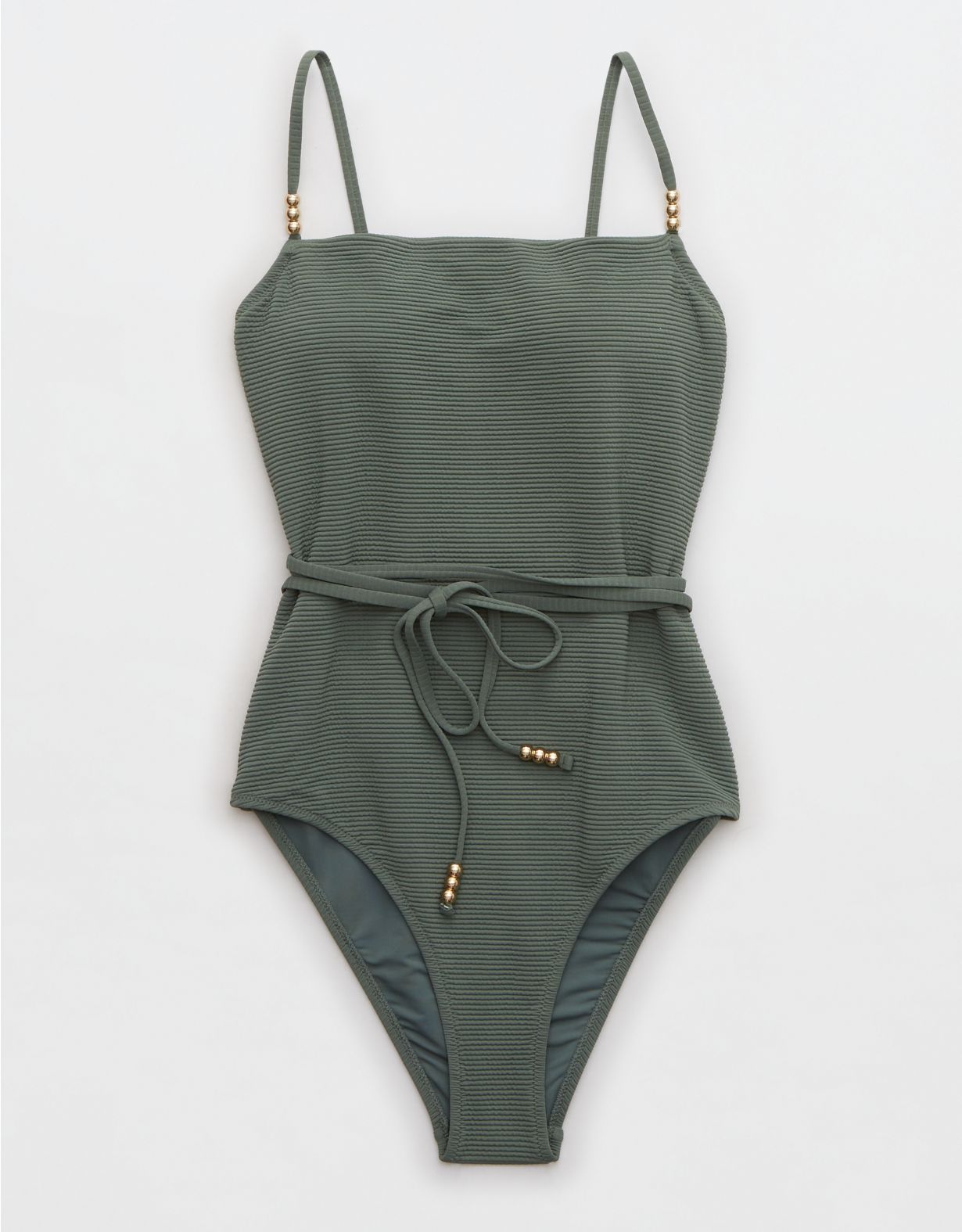Aerie Textured One Piece Swimsuit | American Eagle Outfitters (US & CA)