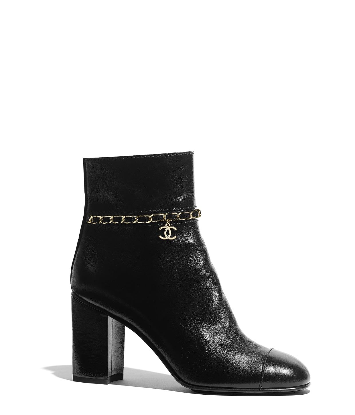 Calfskin Black Ankle Boots | CHANEL | Chanel, Inc. (US)