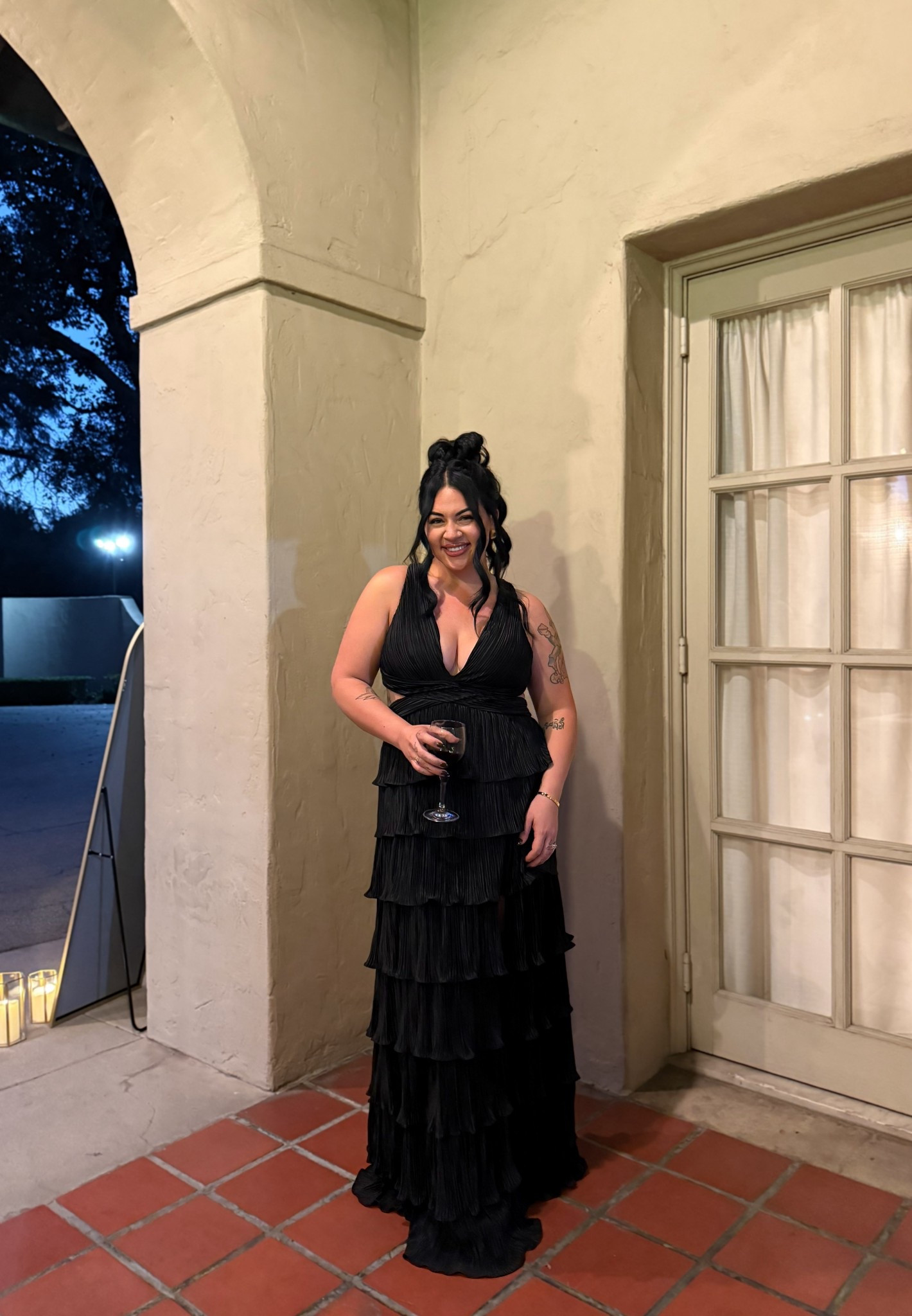 wearing a size xl in this dress! no bra no shapewear! code TORIB20 for a discount 🖤

#LTKStyleTip #LTKHoliday #LTKWedding