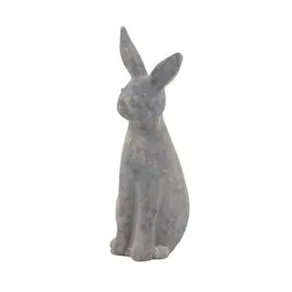 18" Gray Stone Farmhouse Rabbit Garden Sculpture | Michaels Stores
