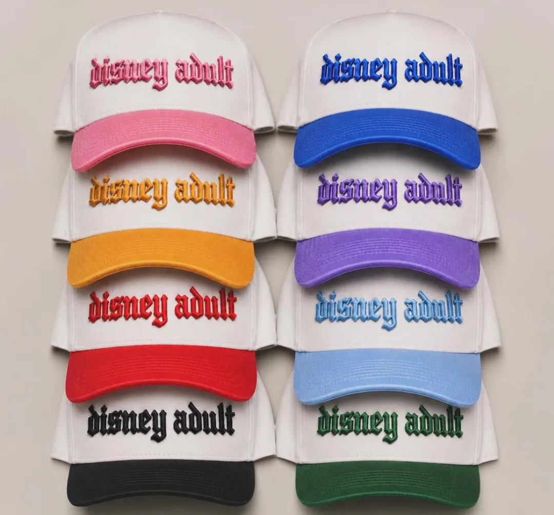 Disney Adult Embroidered Two Tone Color Snapback Cap - Etsy | Etsy (Global)