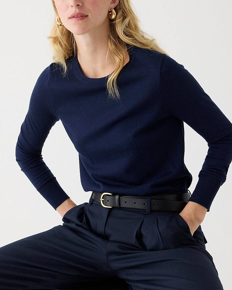 Halle crewneck sweater | J. Crew US