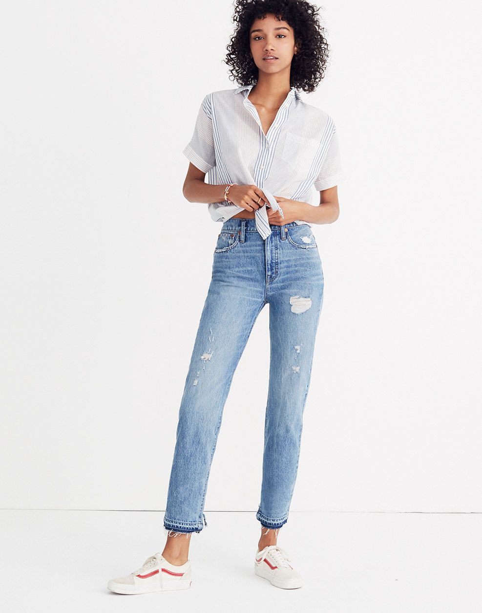 Classic Straight Jeans: Destructed Edition | Madewell