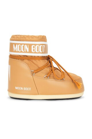 MOON BOOT Low Icon Boot in Cognac from Revolve.com | Revolve Clothing (Global)