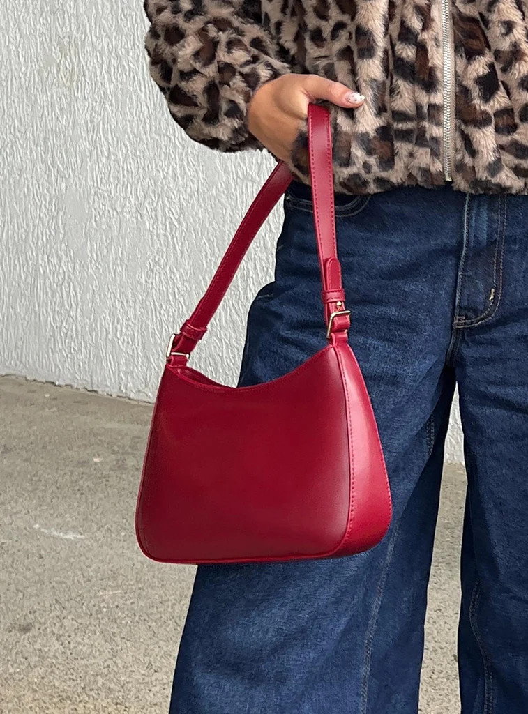Vesperea Shoulder Bag Red | Princess Polly US
