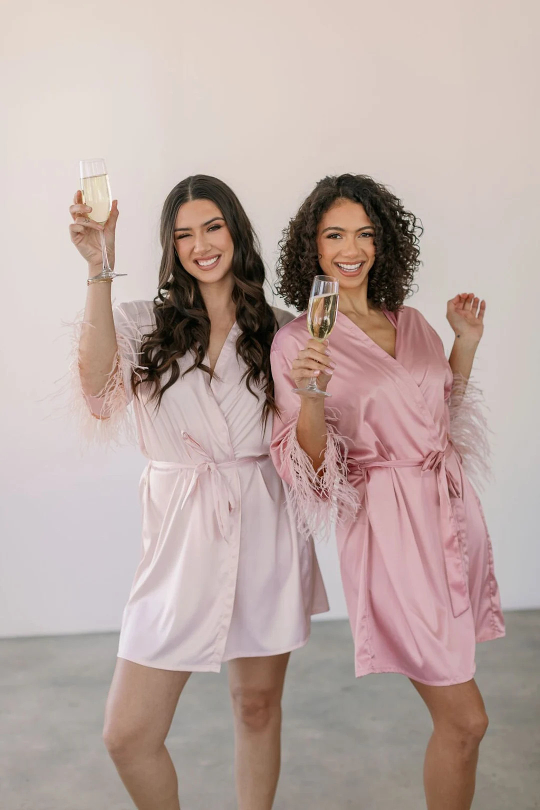 Bridesmaid Robes Feather Robe Robe With Feathers Feather - Etsy | Etsy (US)