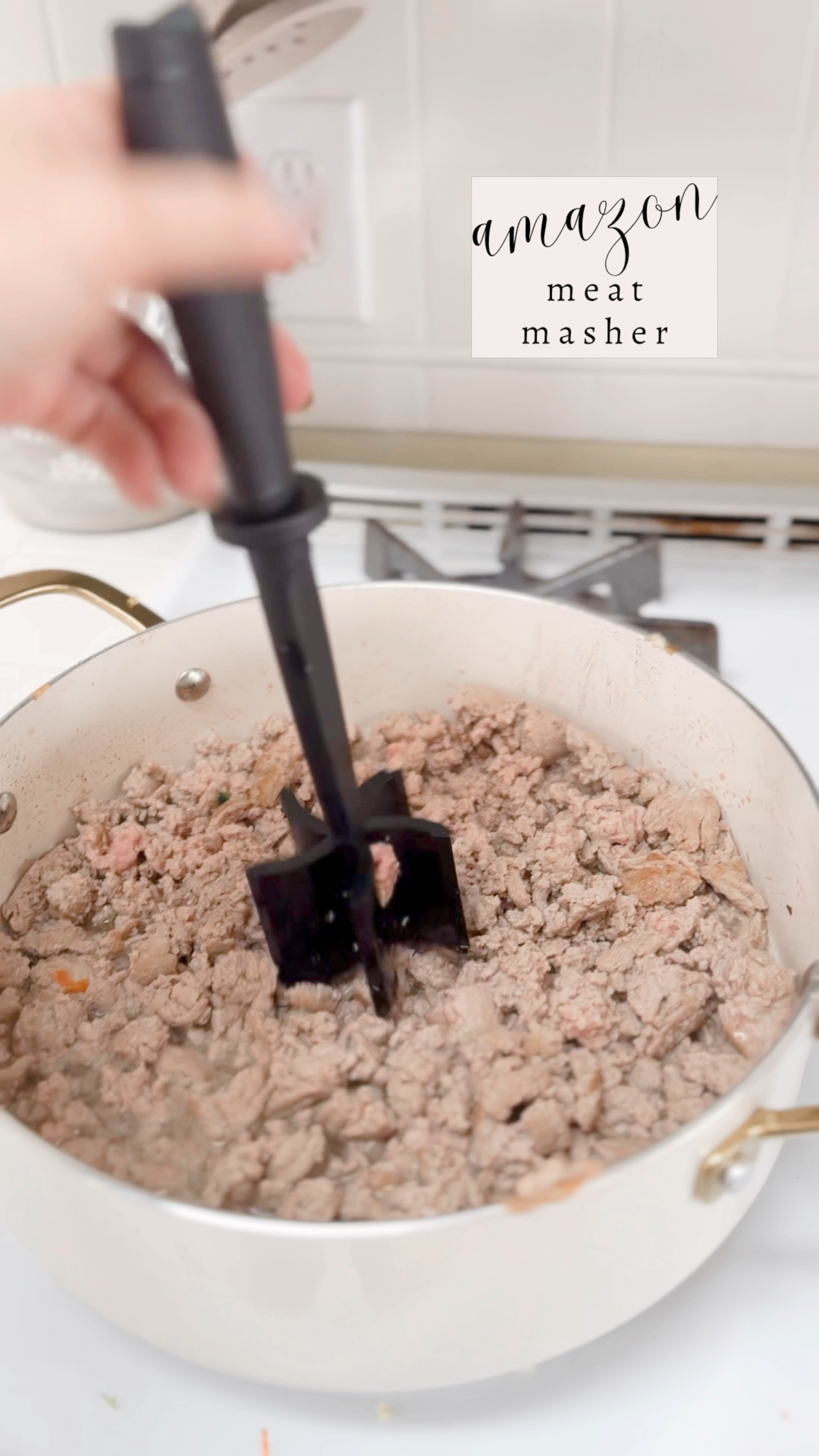 Amazon Meat Masher to break up ground beef or ground turkey

#LTKHome #LTKFindsUnder50 #LTKSaleAlert