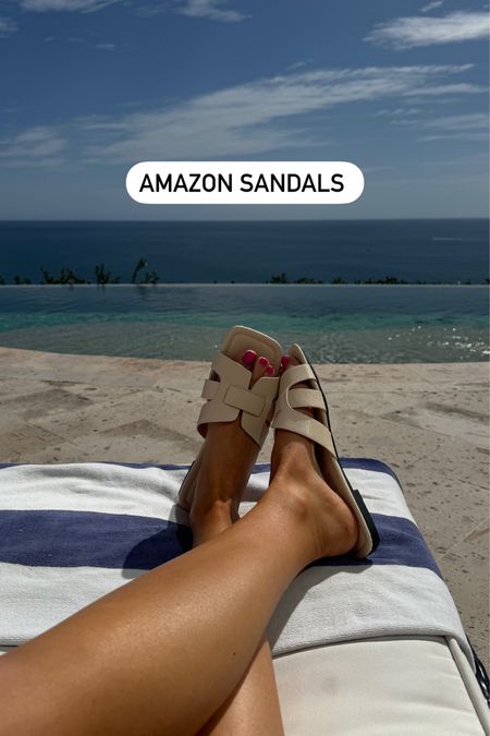 Amazon sandals for vacation or the beach, neutral, cream, tan

#LTKshoecrush #LTKswim #LTKtravel