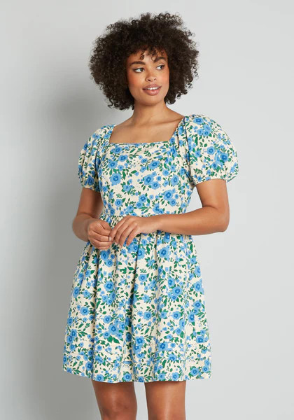 Dreamy and Demure Mini Dress | ModCloth