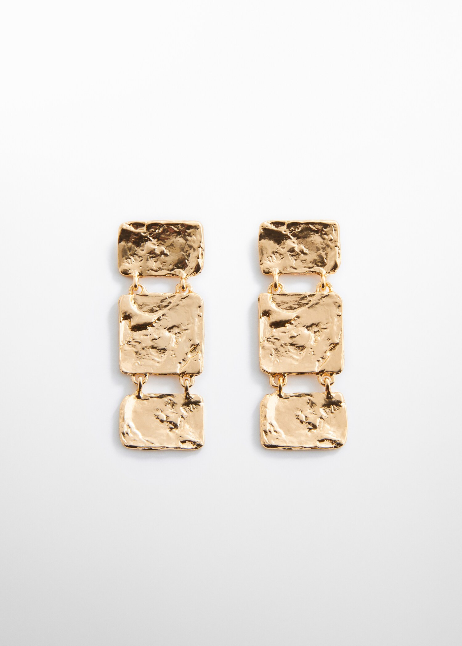 Long textured earrings | MANGO (US)