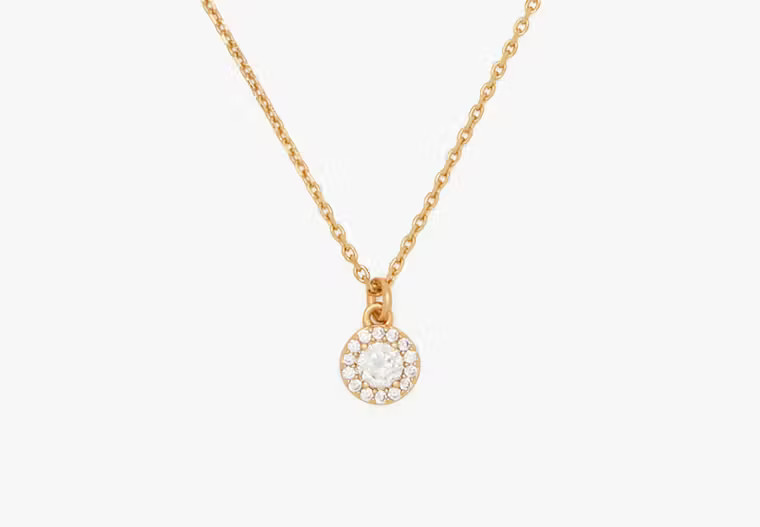 You're A Gem Pave Halo Pendant | Kate Spade Outlet