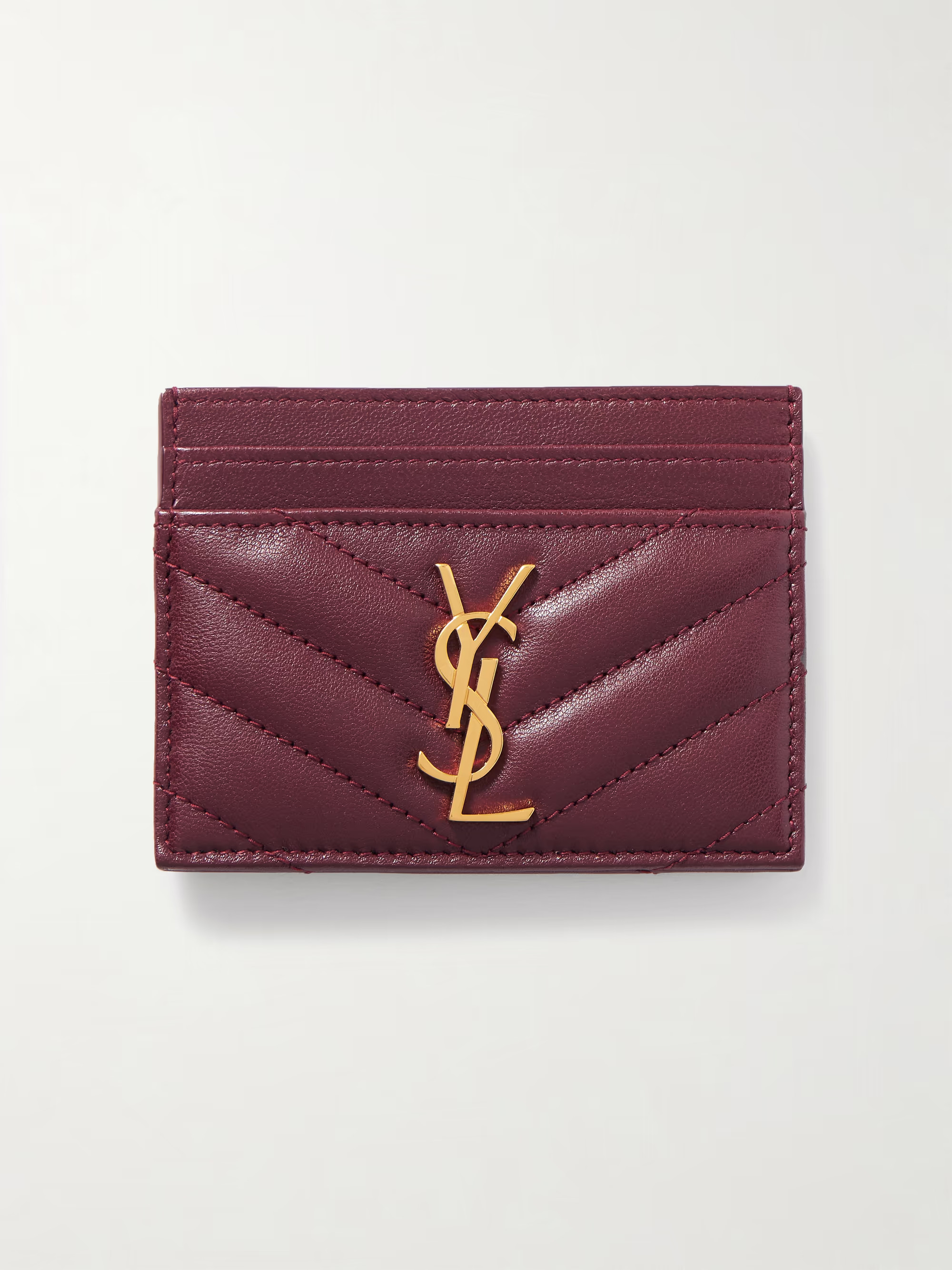 Cassandre matelassé leather cardholder | NET-A-PORTER (UK & EU)