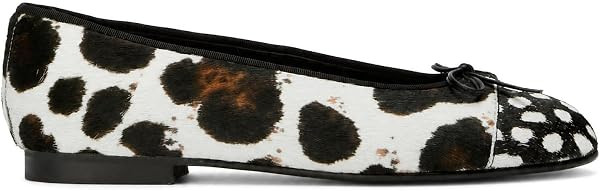 Women's Ballet Flats Bow Comfort Round Toe Slip on Two Tone Mary Jane Flats | Amazon (US)