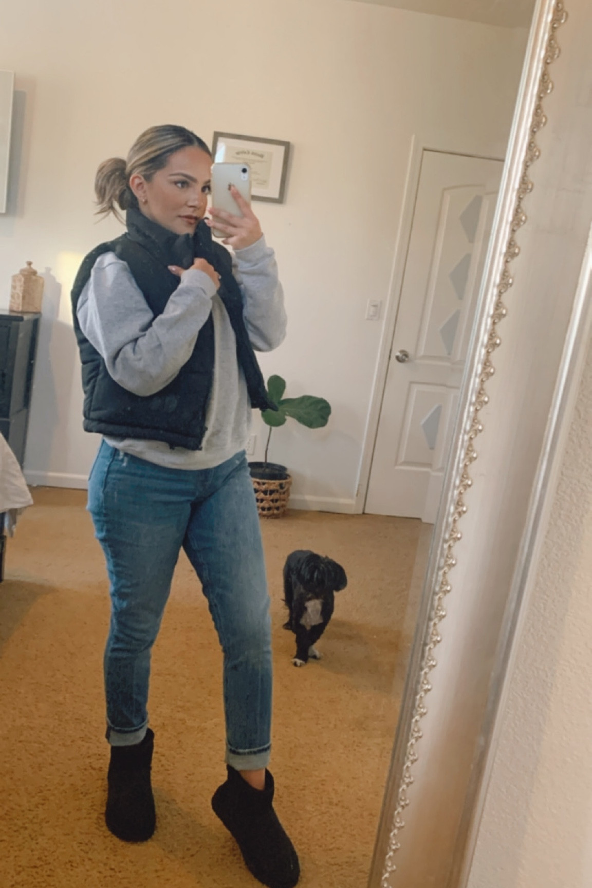 Curve Love High Rise Mom Jean, Hanes Women's EcoSmart Crew Sweatshirt,black puffer vest, classic classic ultra mini uggs 

#LTKunder50 #LTKGiftGuide #LTKcurves