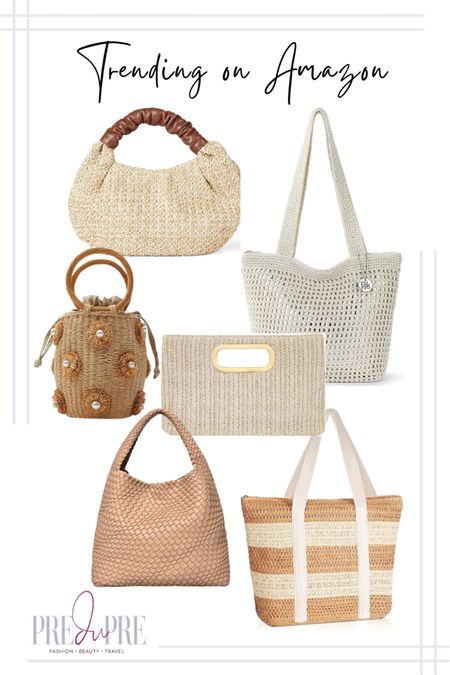 Look what’s trending on Amazon - woven baga. Pair with a casual look or for a party, these are a must add accessory to your wardrobe.

Amazon, Amazon fashion, Amazon bags, woven bags, handbags, purse, party, wedding

#LTKFindsUnder100 #LTKItBag #LTKStyleTip
