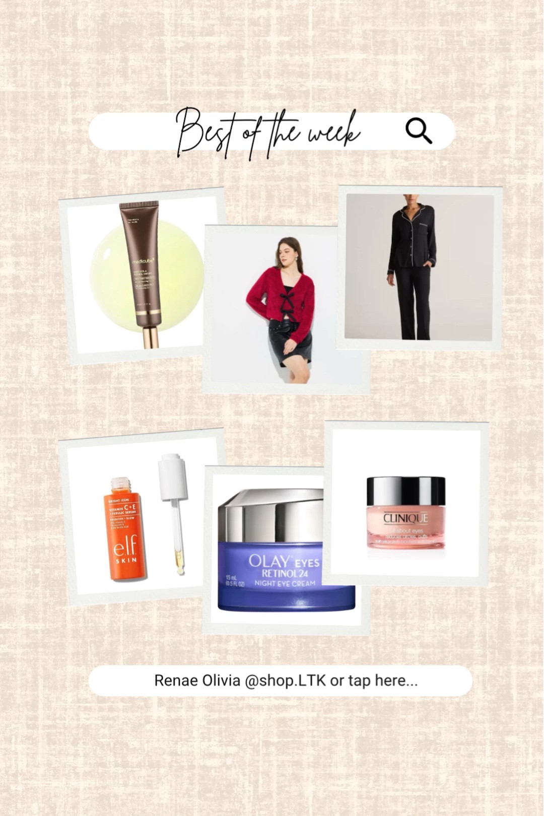 Best of the week! 

Cardigan sweater, pajamas, Vitamin C serum, retinol, moisturizer 

#LTKBeauty #LTKSeasonal #LTKselfcare