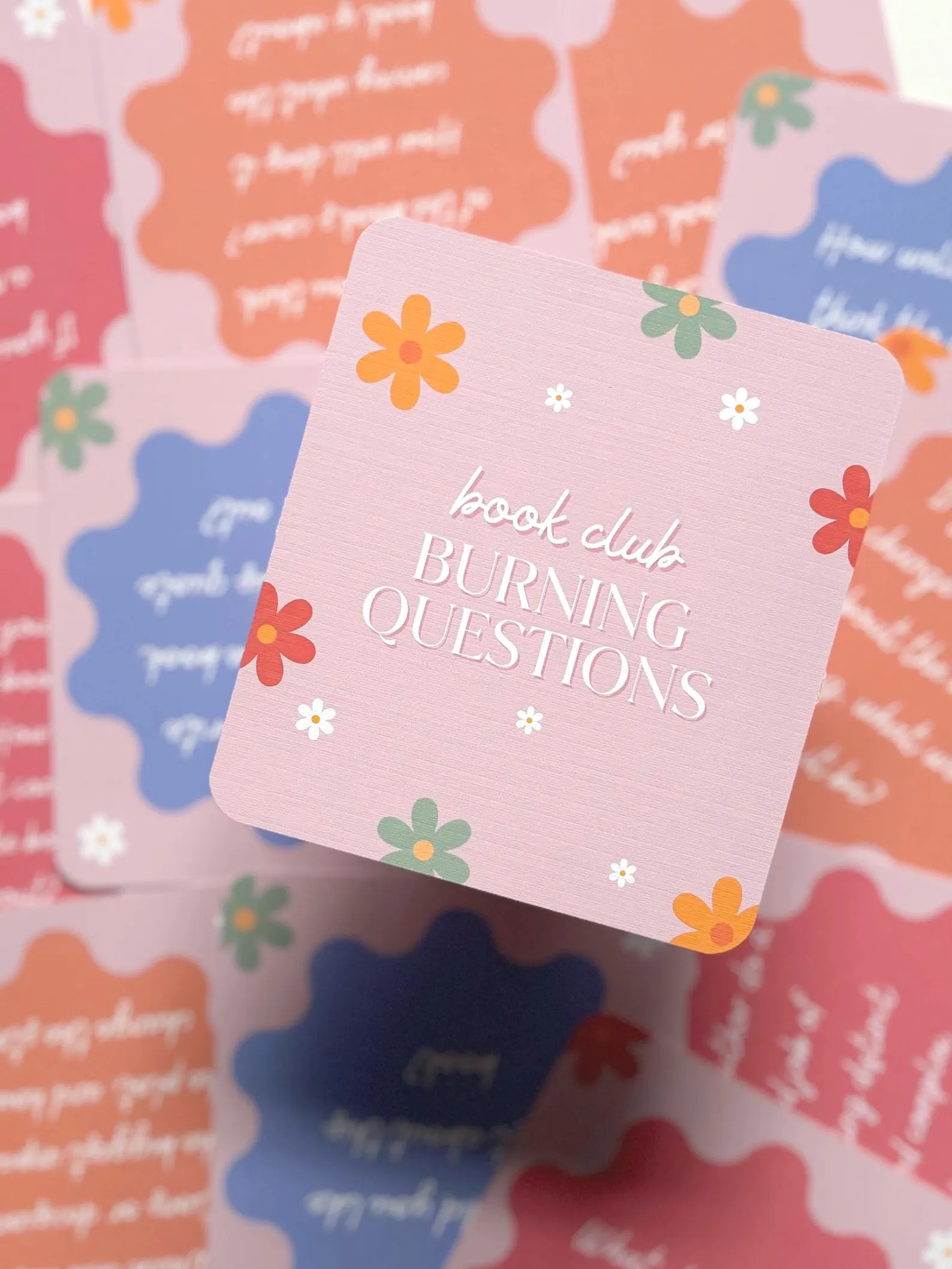 Burning Questions TBR Book Club TBR Cards Tbr Cards to Be Read Prompts Card Deck Tbr Game Book Gi... | Etsy (US)