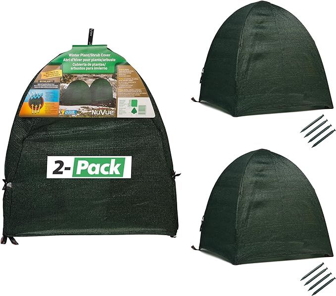 Nuvue Products 22253 Winter Snow and Ice Cover, 36" x 36" x 38", 2 Pack, Green | Amazon (US)