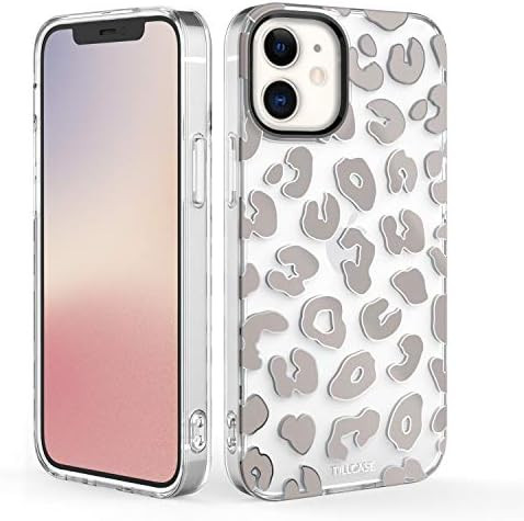 TILLCASE iPhone 12/12 Pro Case Leopard Cheetah Clear Case, Pattern Design Phone Case, Shockproof ... | Amazon (US)