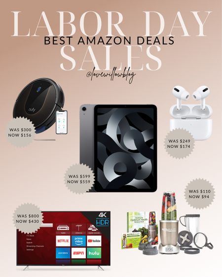 It’s Labor Day weekend! That’s means some of the greatest sales you can find on tech gadgets for yourself and your home are on sale on Amazon. From AirPod Pro’s, Roku TV’s and iPad Air’s. Save more and get a hold of this amazing Amazon sale. 

#LTKsalealert #LTKhome #LTKSale