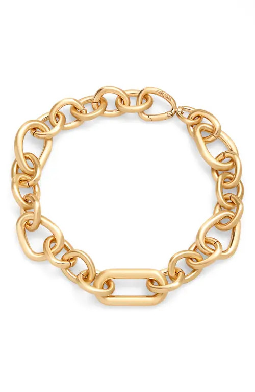 Cult Gaia Reyes Chain Necklace in Brushed Brass at Nordstrom | Nordstrom