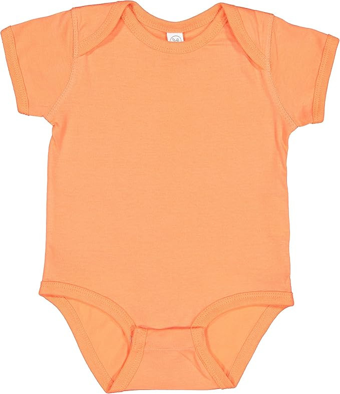 RABBIT SKINS, Baby Soft Fine Jersey Short Sleeve Bodysuit | Amazon (US)